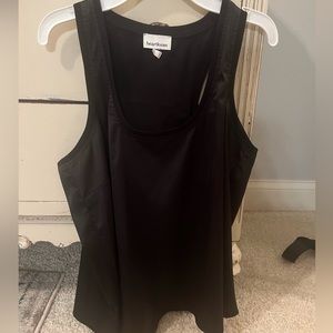Heartloom black silk tank top size medium, light worn hood condition